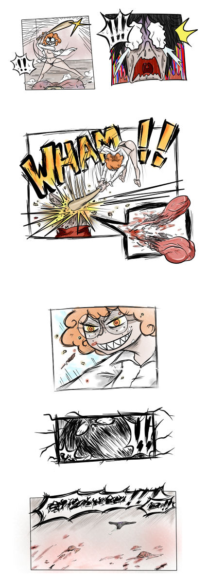 Short Ballbusting Comic page 5 full