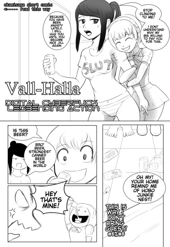 Vall-Halla Digital Cyberfuck Lesbending Action cover