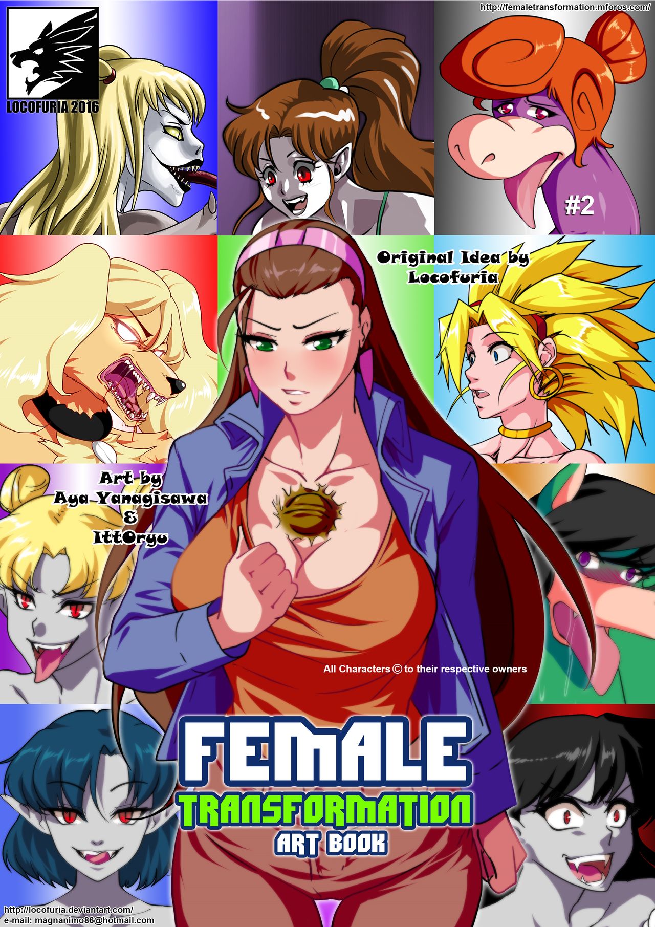 Female Transformation Art Book #2 page 1 full