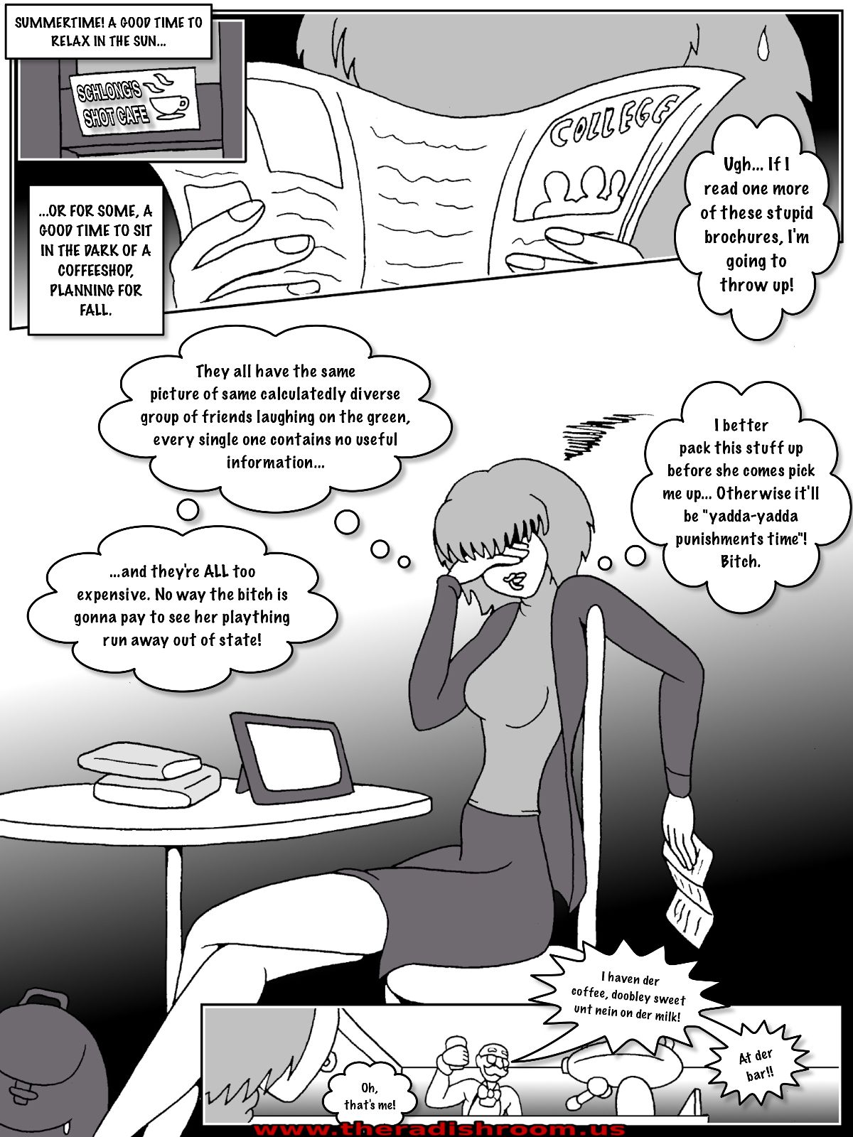 Tales of Schlock #35 : Queen of Hearts page 3 full