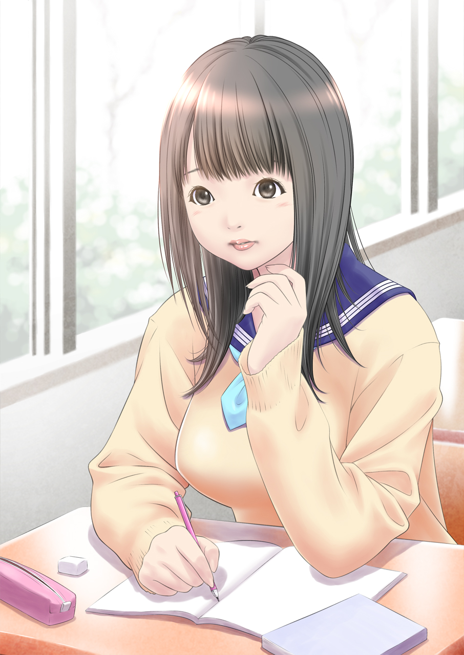 Class no Onnanoko no Ero Douga o Mitsuketa. page 3 full