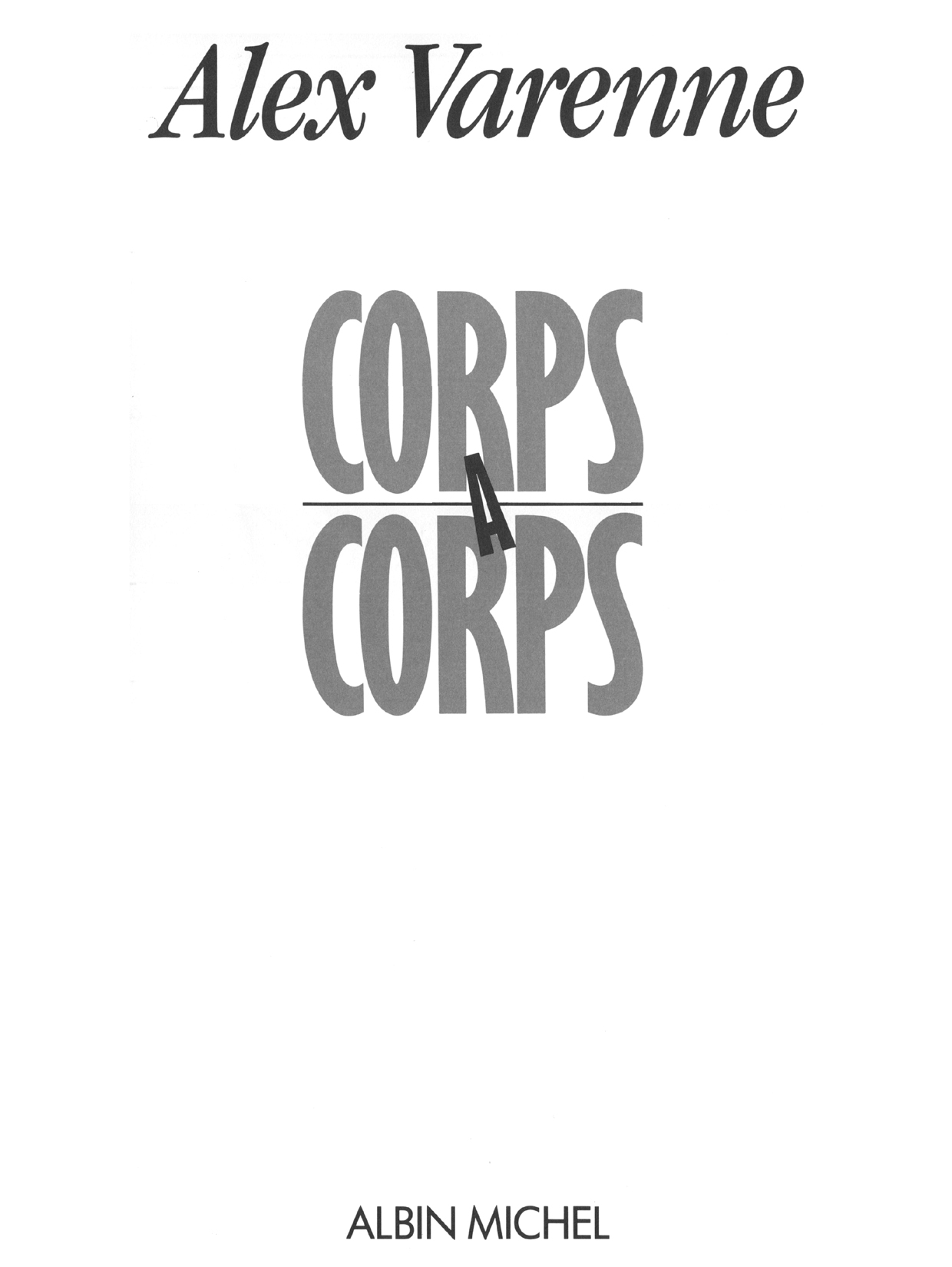 Corps à corps page 3 full