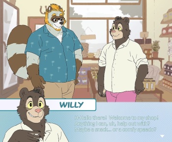 Tanuki dad x Willy Bear cover