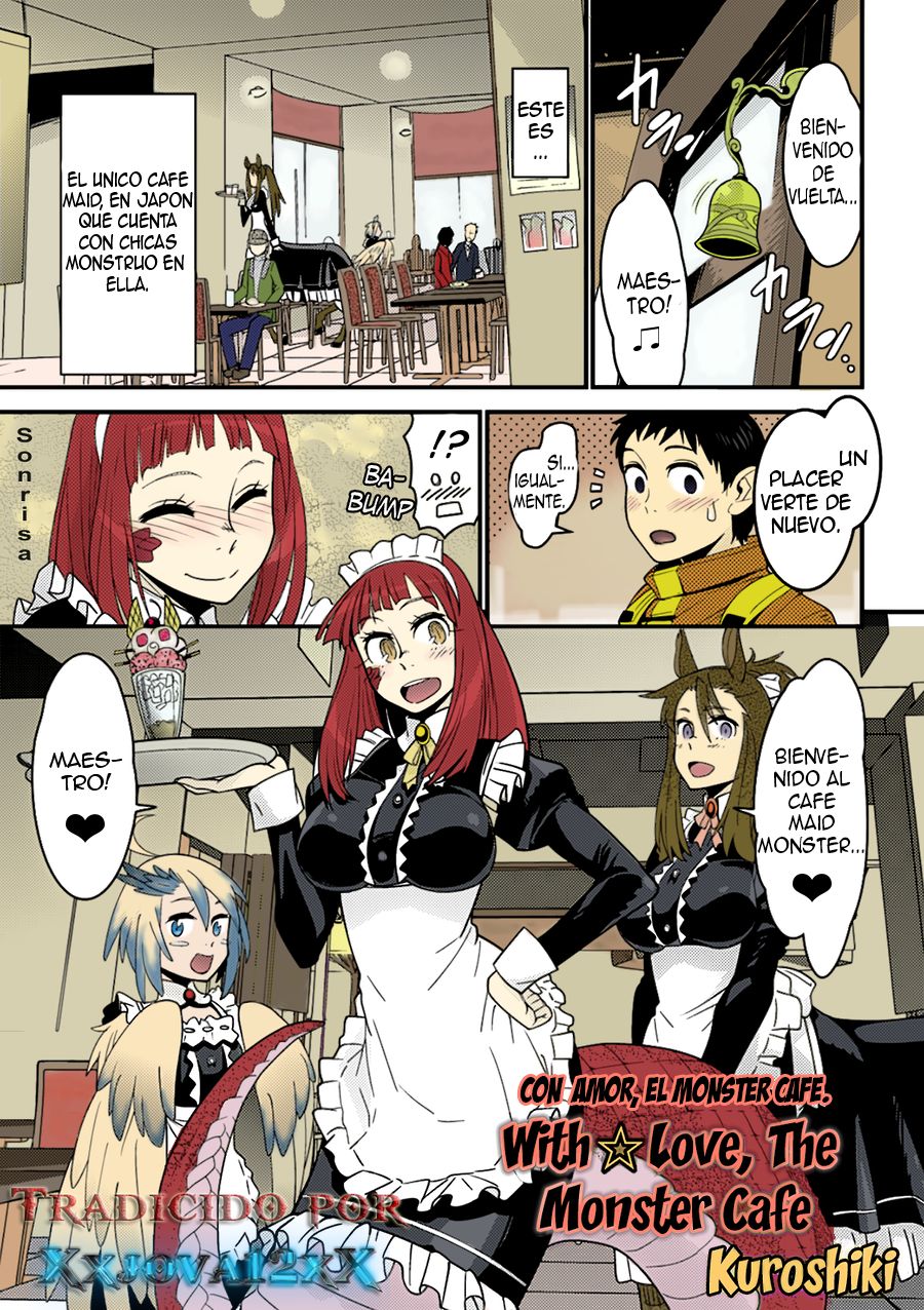 Mon Cafe Yori Ai o Kominute | With Love, the Monster Cafe   ~XxJova12xX~ page 1 full
