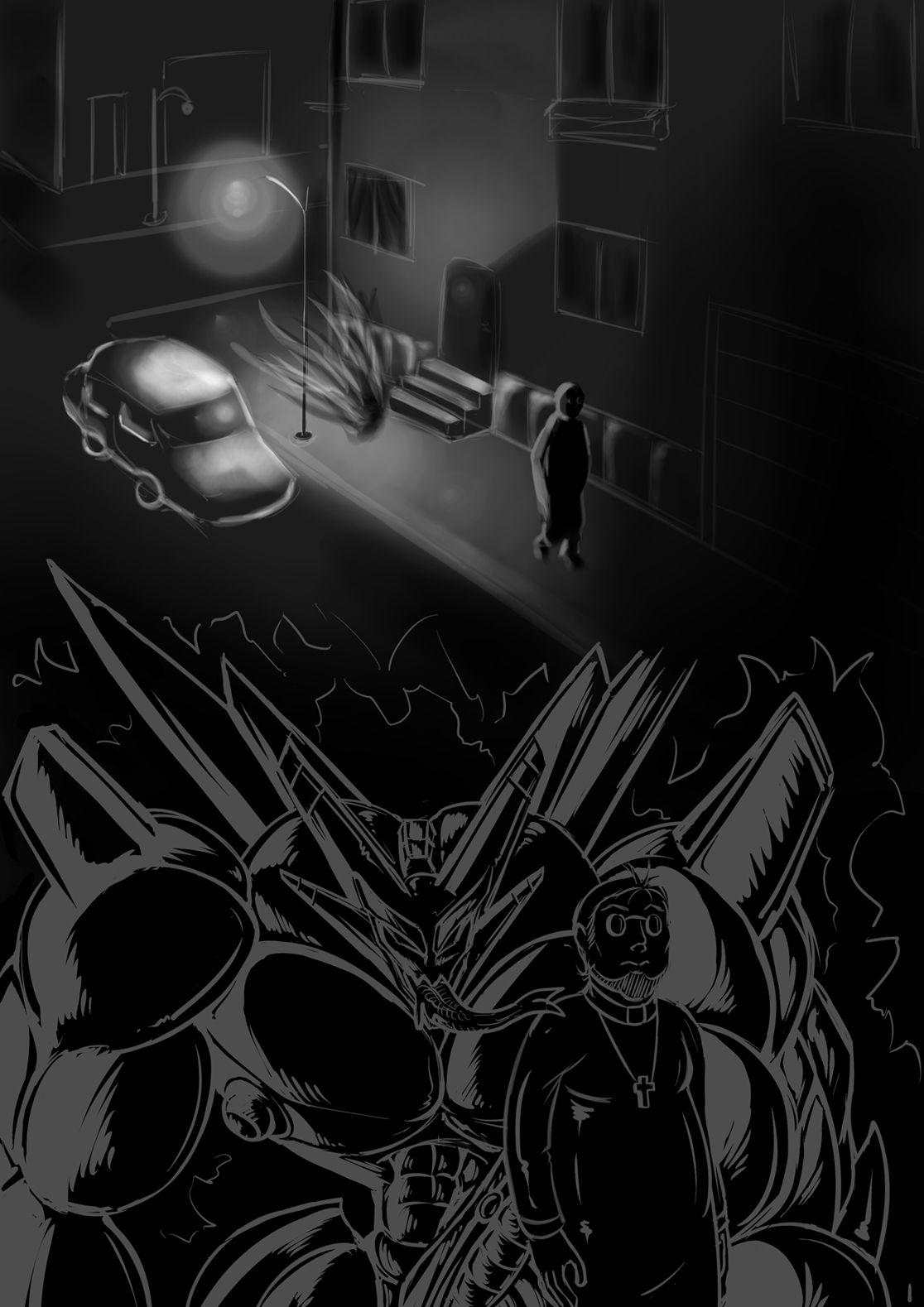 Sexy Robot Demons comic by Dragmon page 1 full