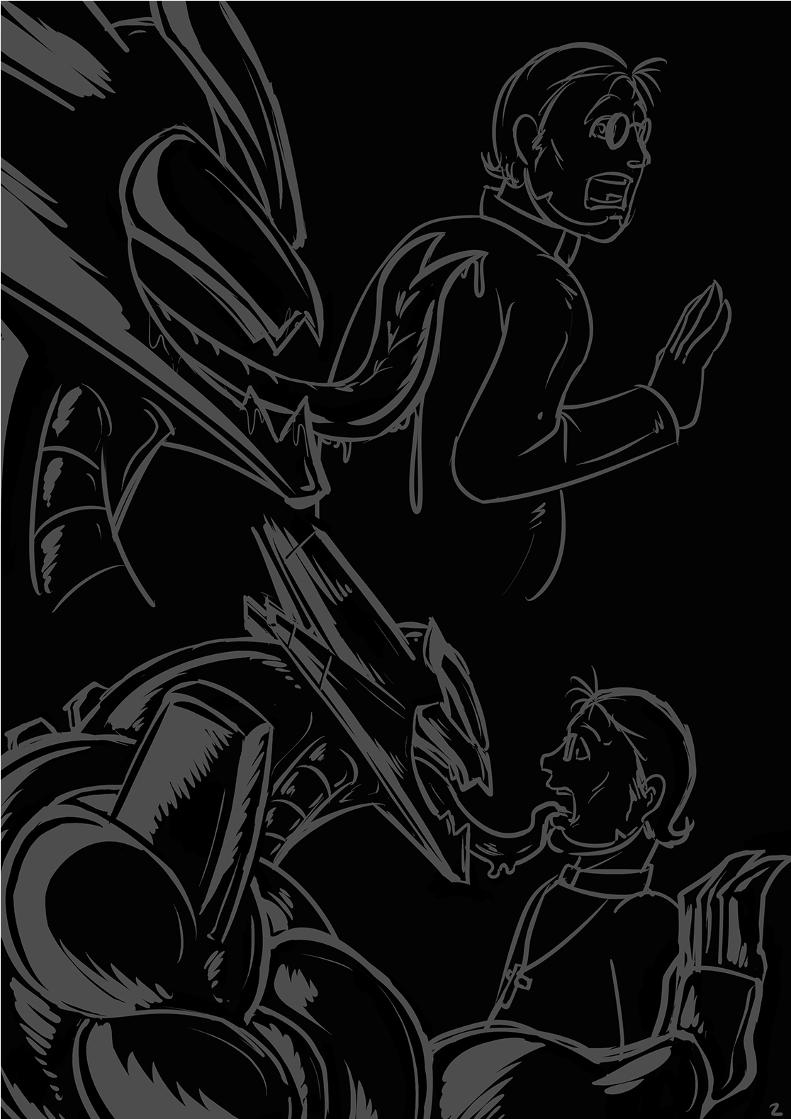 Sexy Robot Demons comic by Dragmon page 2 full