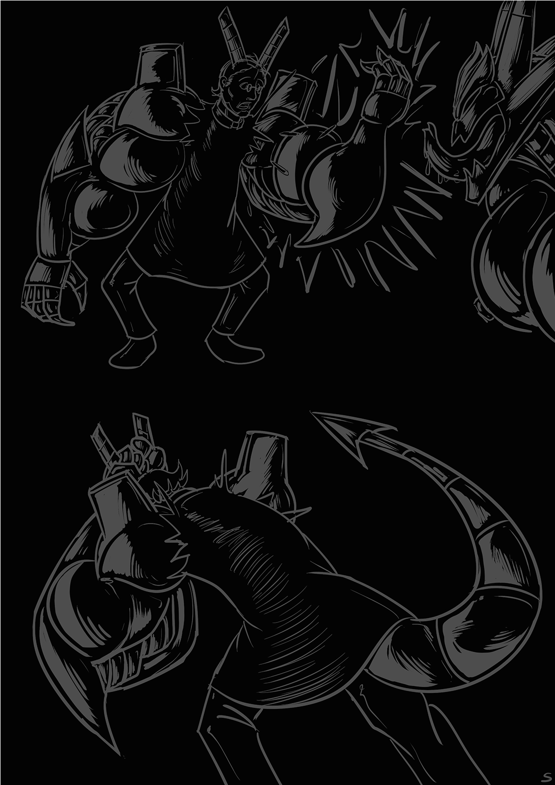 Sexy Robot Demons comic by Dragmon page 5 full
