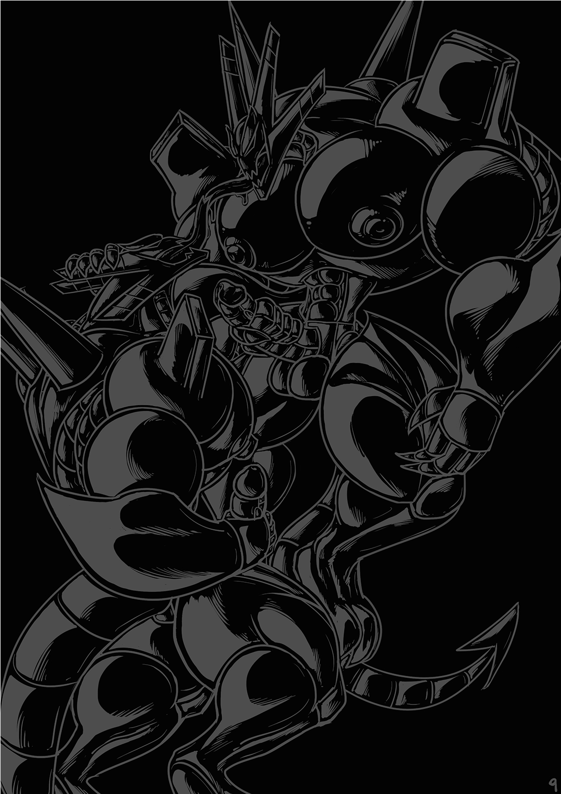 Sexy Robot Demons comic by Dragmon page 9 full