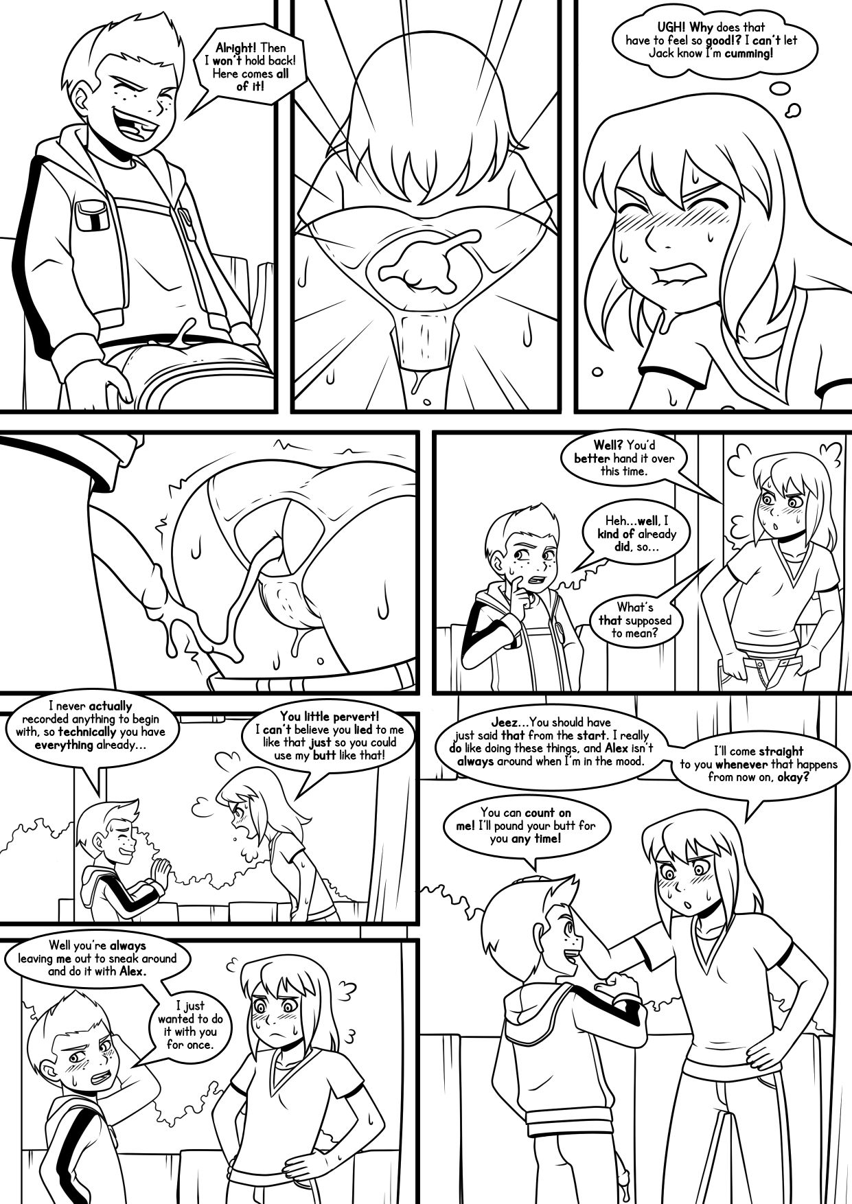 Butt Sextortion - Lines page 4 full