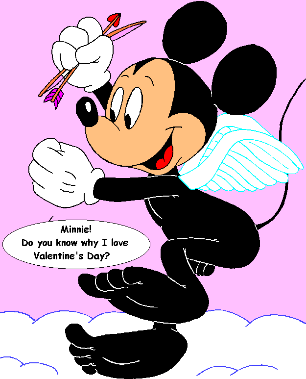 Cupid Mickeys Valentine page 1 full