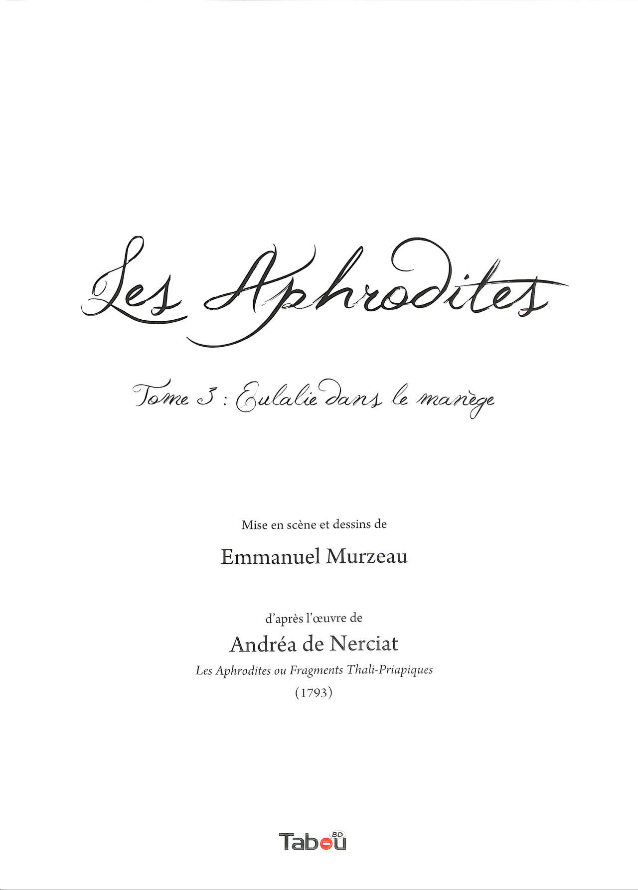 Les Aphrodites - Volume 3 page 4 full