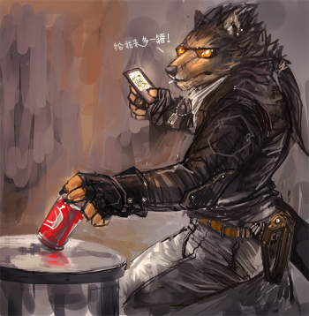 biker wolf cover