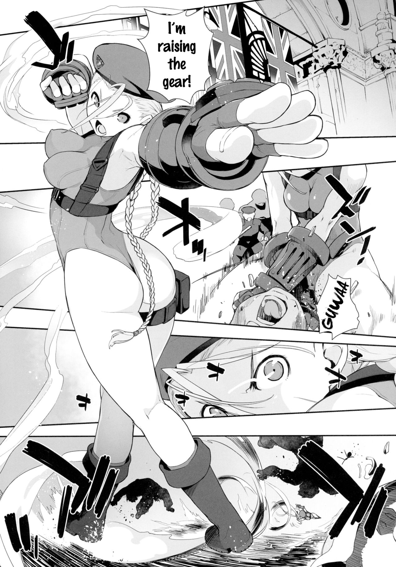 Cammy to Futanari Chun-Li no, Erohon. page 5 full