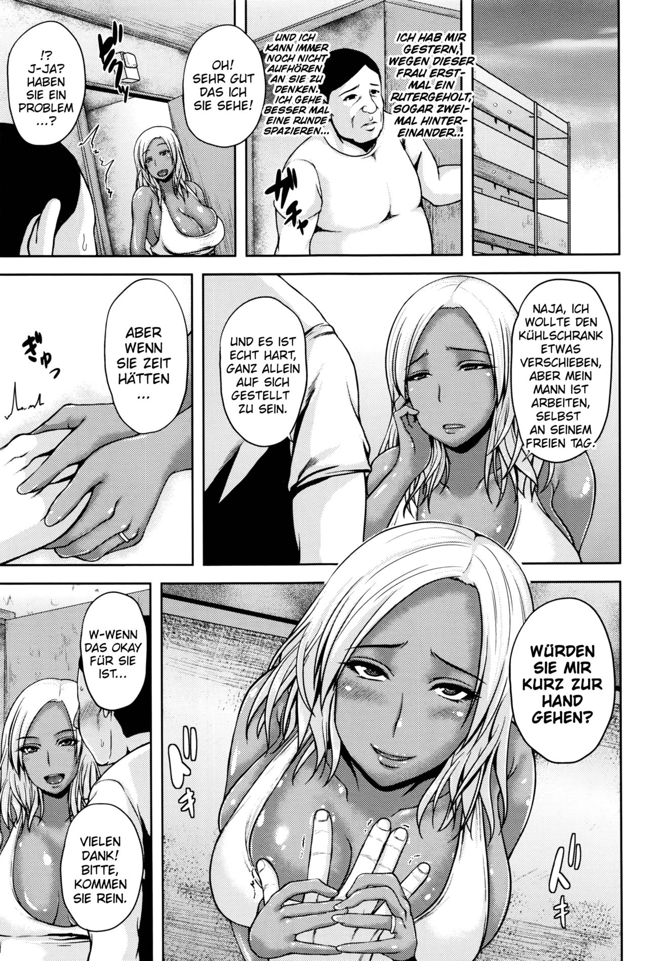 Tonari no Yariman Kuro Gal Hitozuma no Midara na Yuuwaku | Obscene Seductions from the Slutty Black Married Gyaru Next Door page 3 full