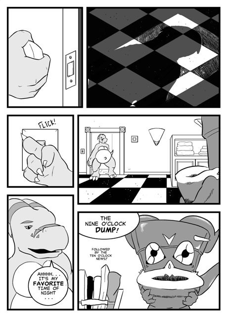 The life of Veemon the toilet page 1 full
