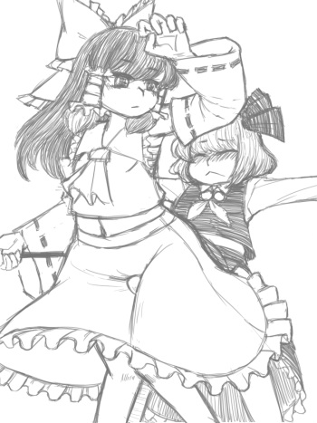 Rumia x Reimu cover