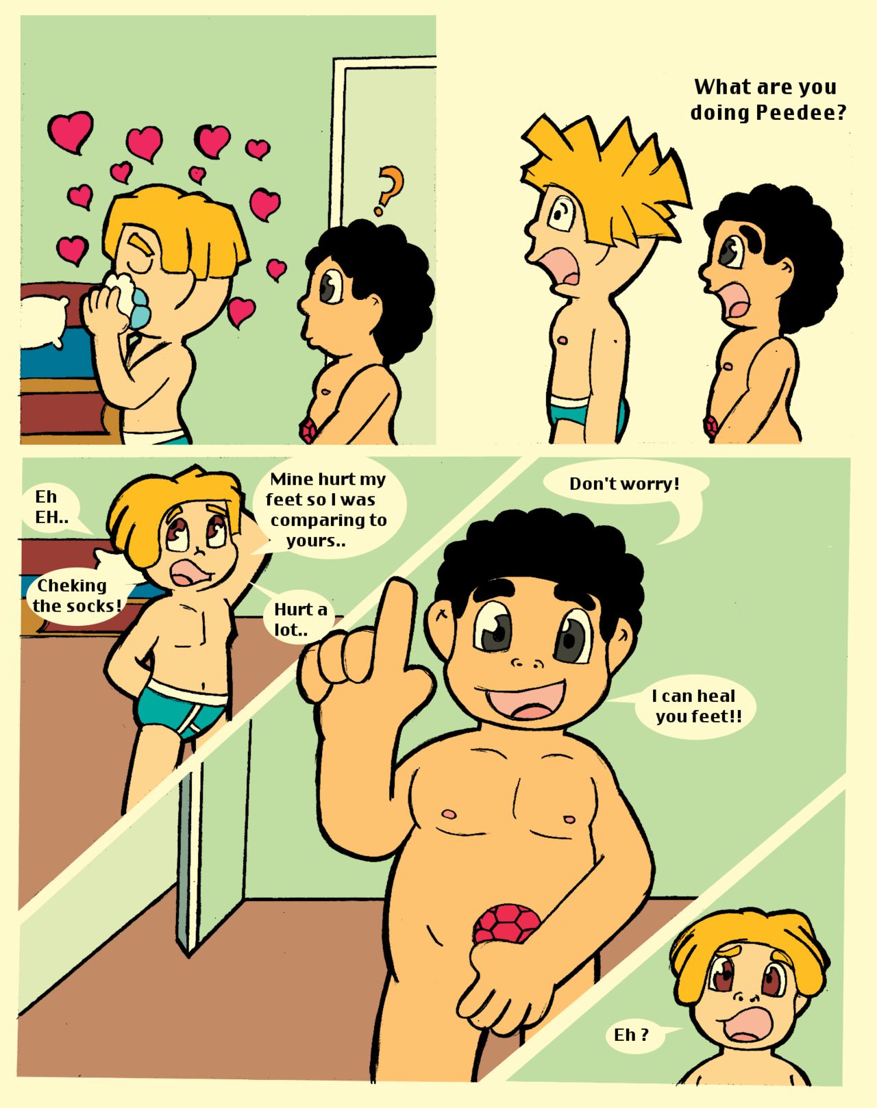 Peedee's Sleepover page 2 full