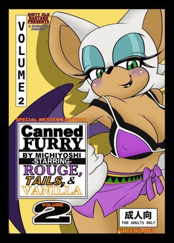 CANNED FURRY VOLUME 2. SPECIAL WESTERN UNCENSORED EDITION cover