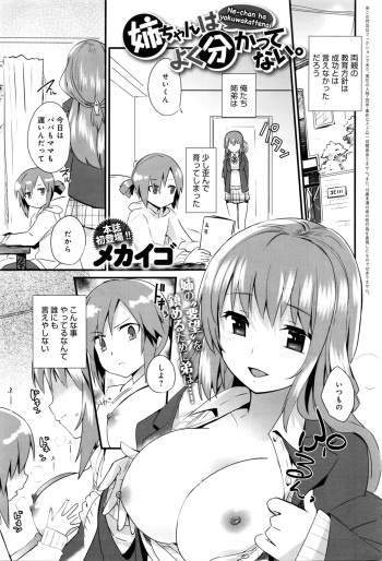 Nee-chan wa yoku wakattenai. Ch. 1-3 cover