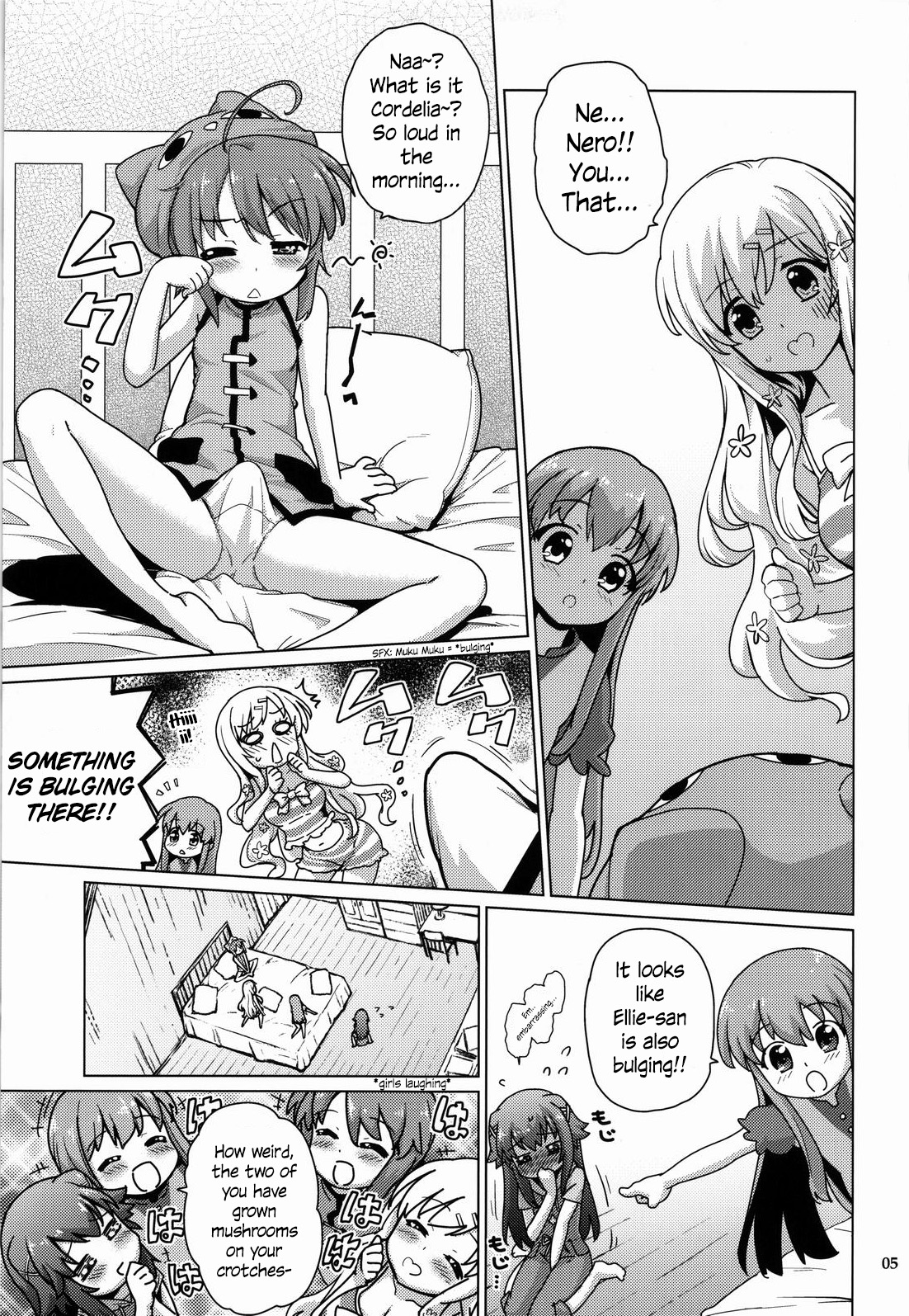 Kinoko Mukumuku Hanabatake | Bulging Mushrooms Flower Garden page 4 full