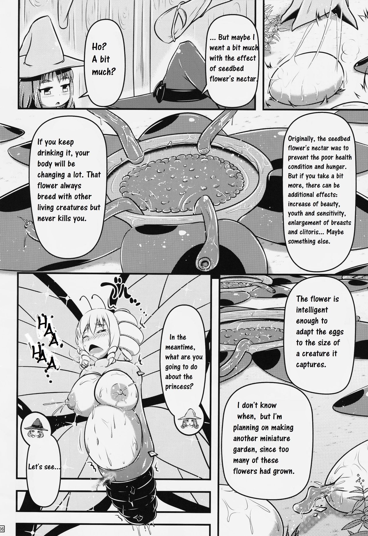 Chou ni Sareta Daruma Hime no Owaranai Jingai Sanran page 7 full