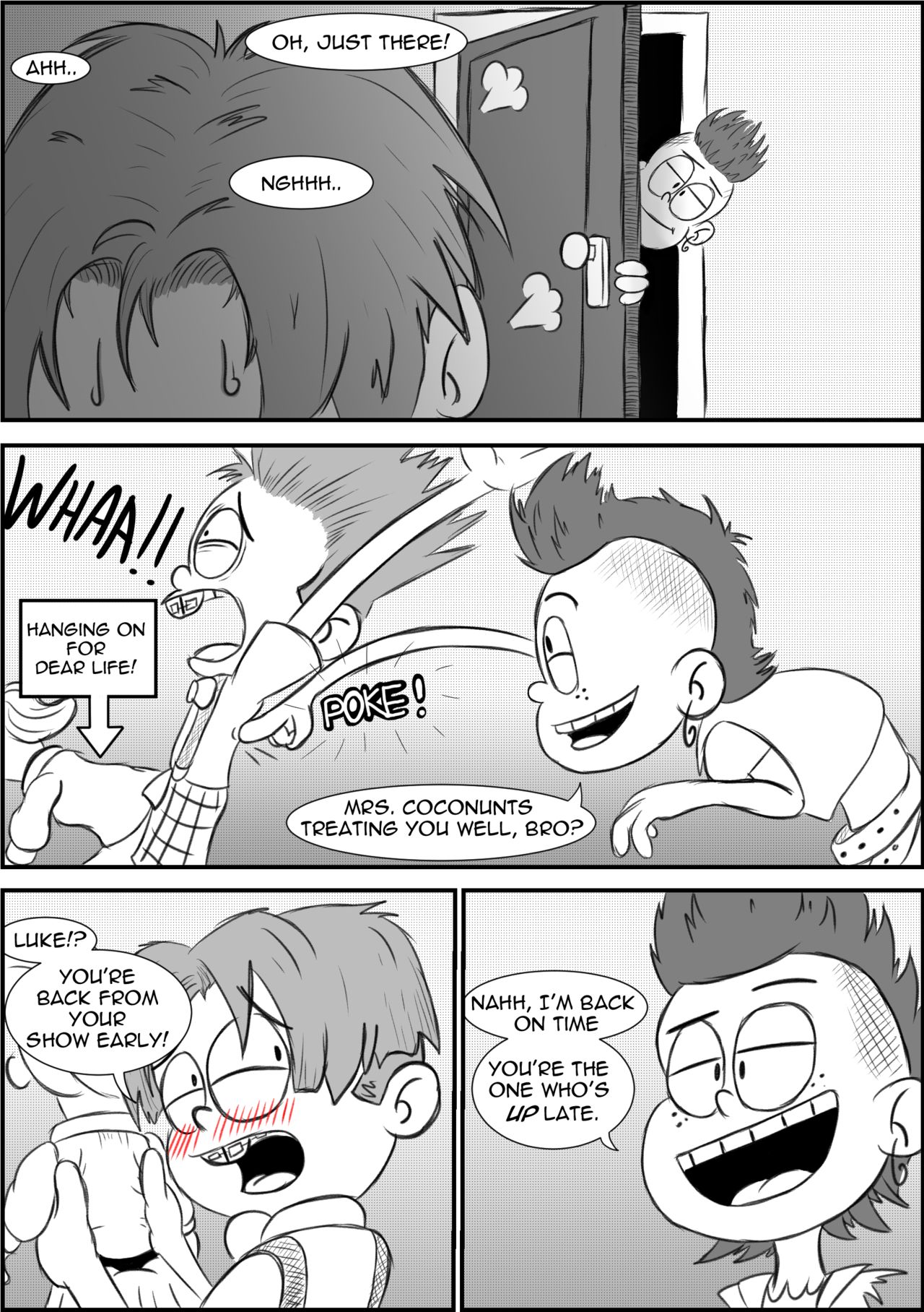 Boys Night In page 2 full