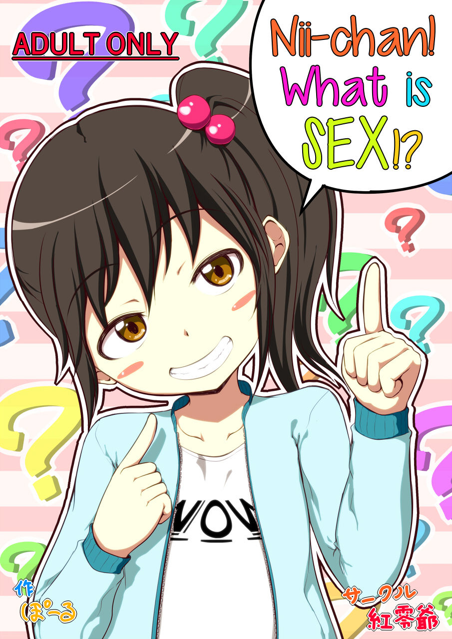 Nii-chan SEX tte Nani!? | Nii-chan! What is SEX!? page 1 full