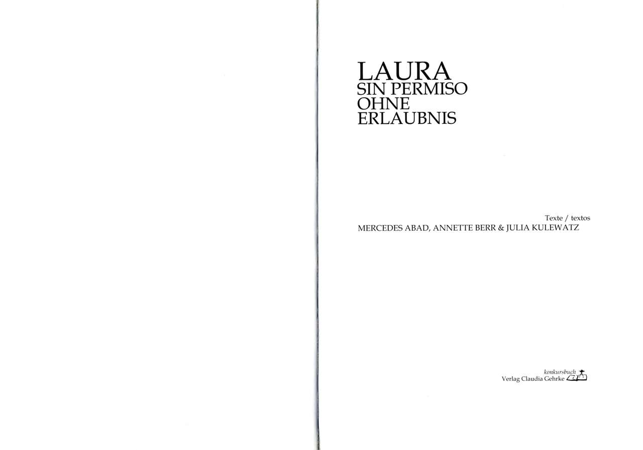 Laura Without permission Sin permiso Ohne Erlaubnis page 2 full
