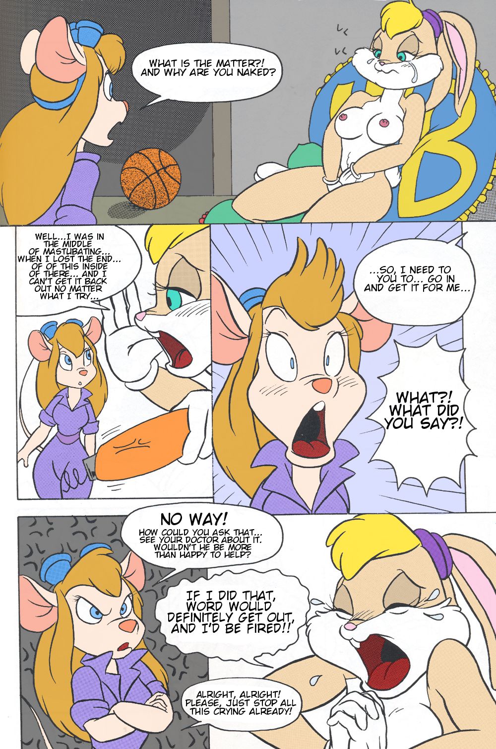Gadget Hackwrench X Lola Bunny page 2 full
