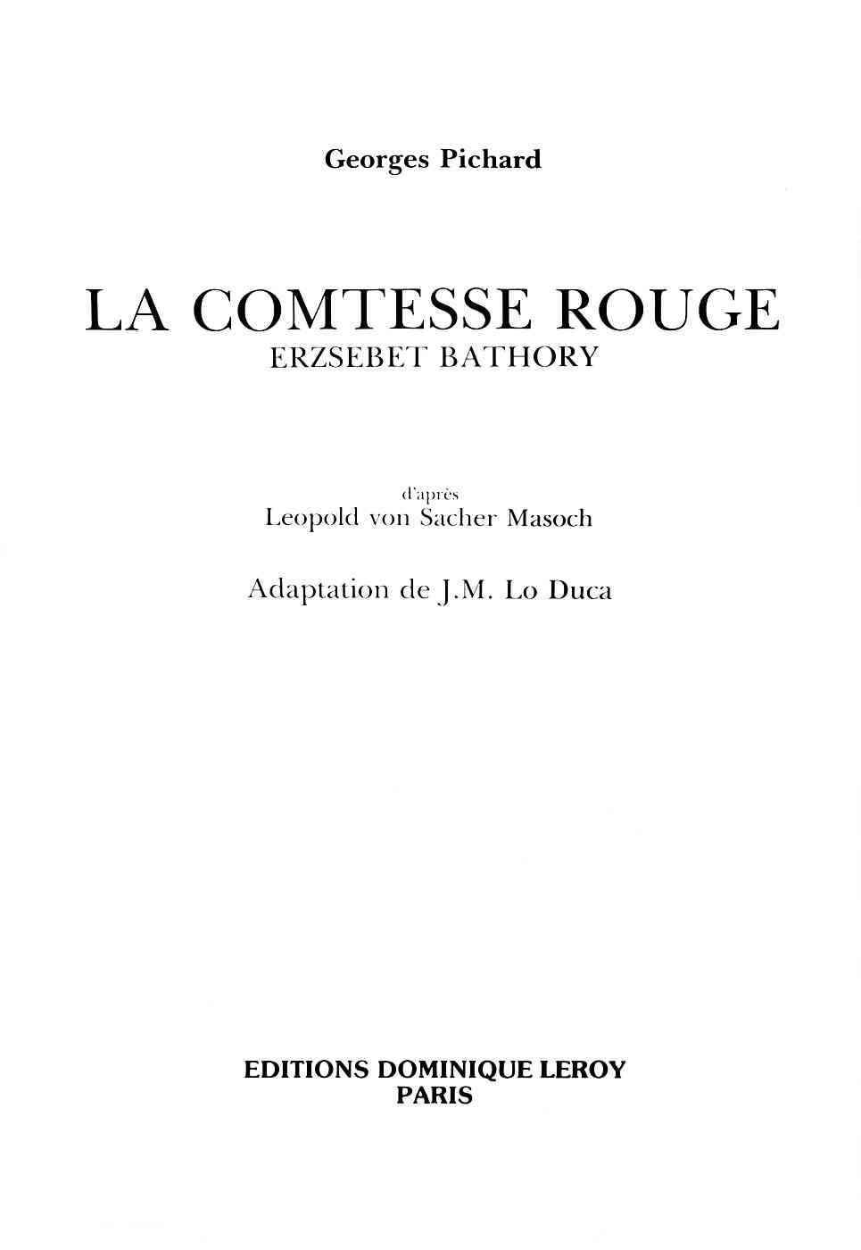 La Comtesse Rouge page 4 full