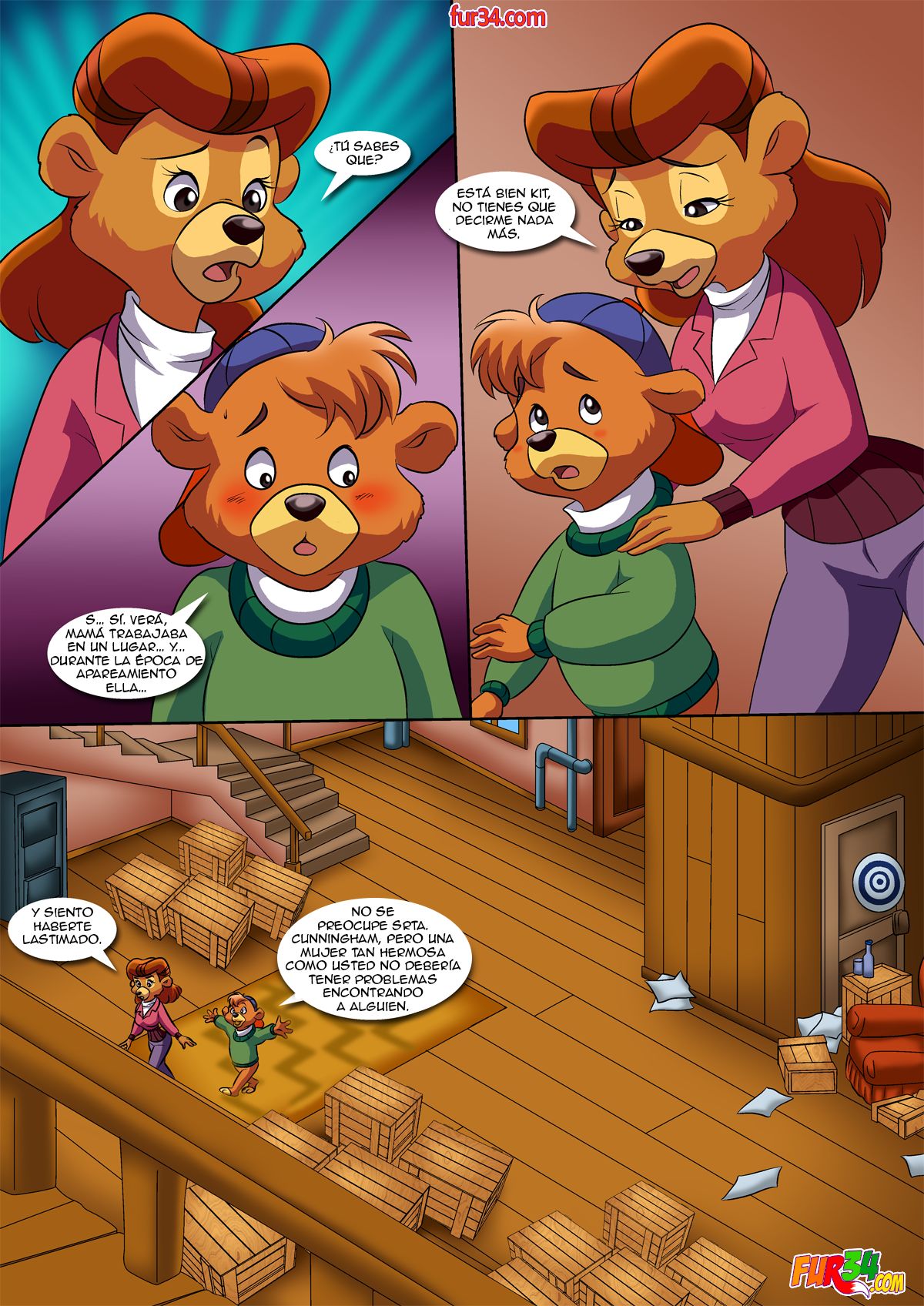 The Lady and the Cub | La Dama y el Cachorro page 5 full