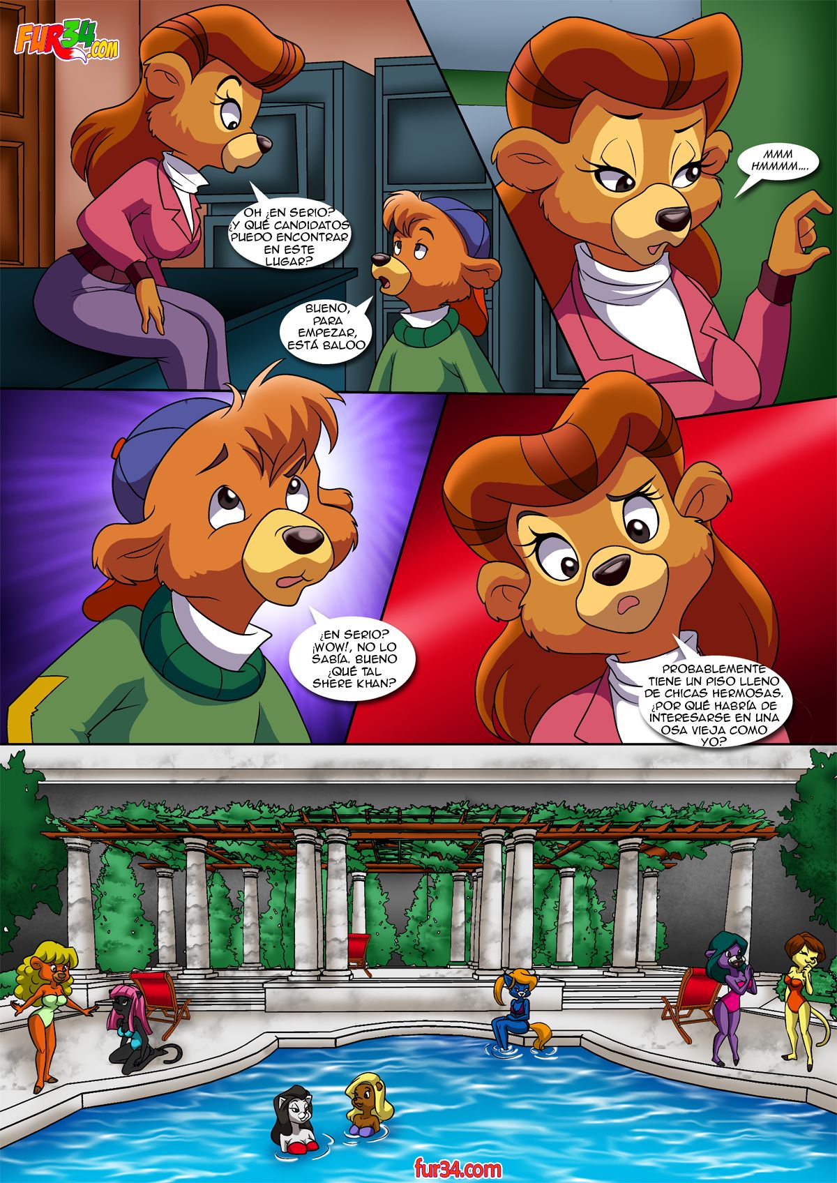The Lady and the Cub | La Dama y el Cachorro page 6 full