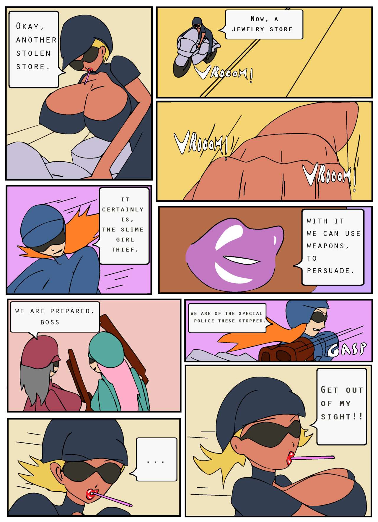 Slime Girl Squad page 1 full