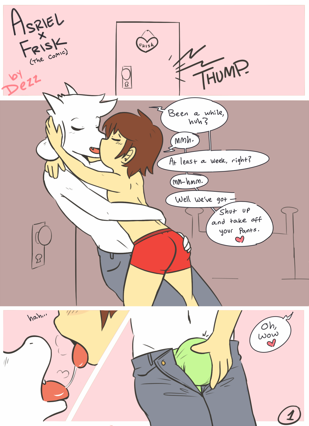 AsFrisk The Comic page 1 full