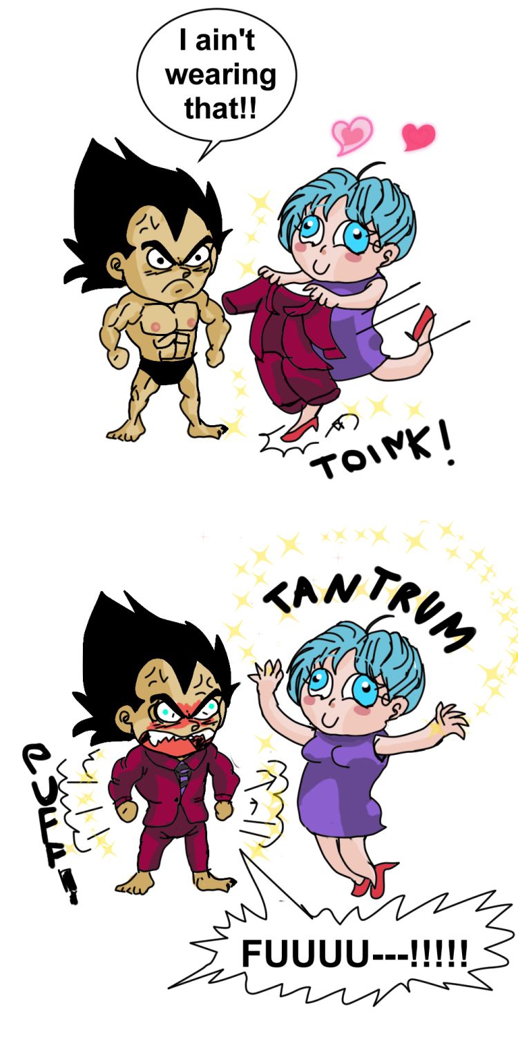 Bulma Licks Vegeta's Feet page 1 full