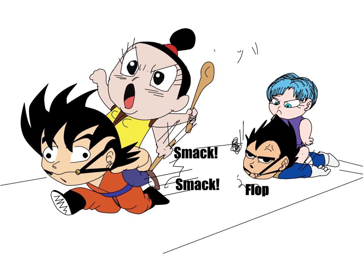 Bulma Licks Vegeta's Feet page 9 full