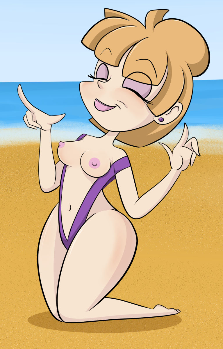 Nora at the Beach page 2 full