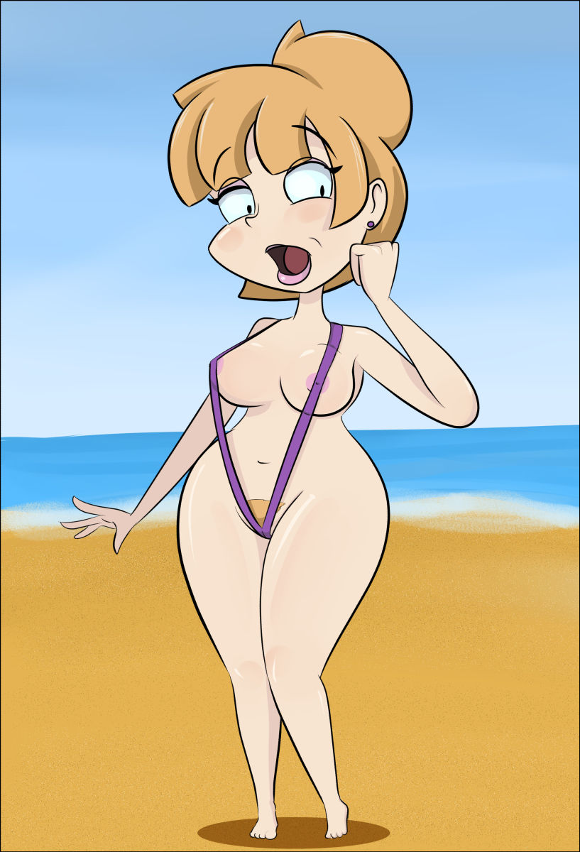 Nora at the Beach page 3 full