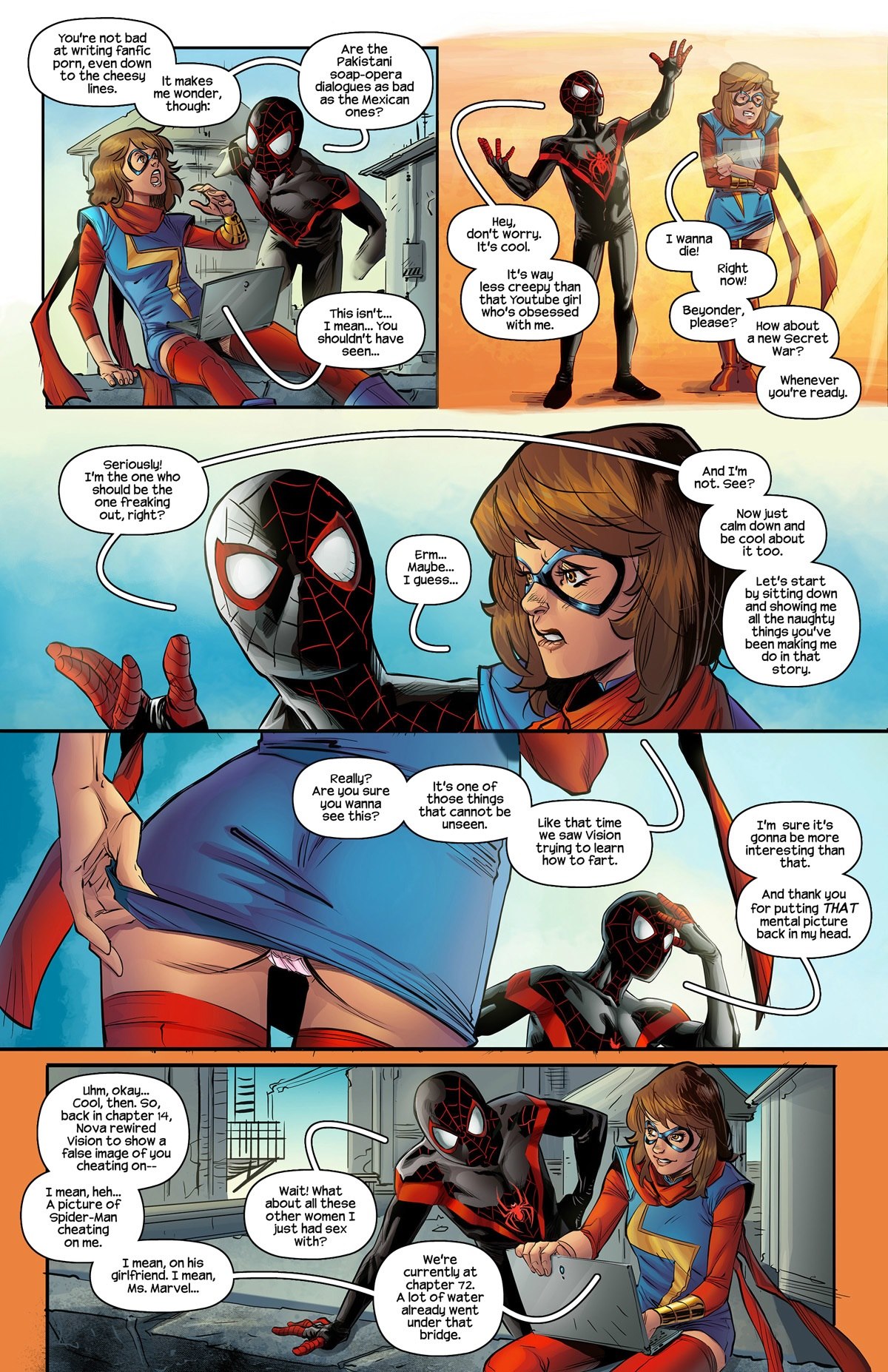 Ms. Marvel Spider-Man page 4 full