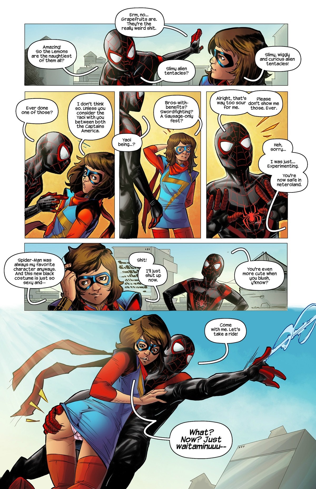 Ms. Marvel Spider-Man page 6 full