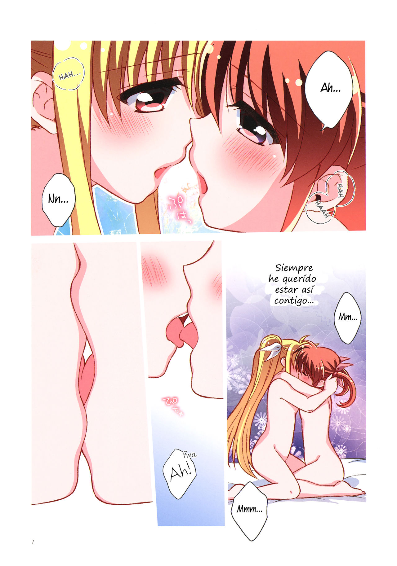 NanoFei Netsu ni Ukasarete... | NanoFate Floating in Passion... page 7 full