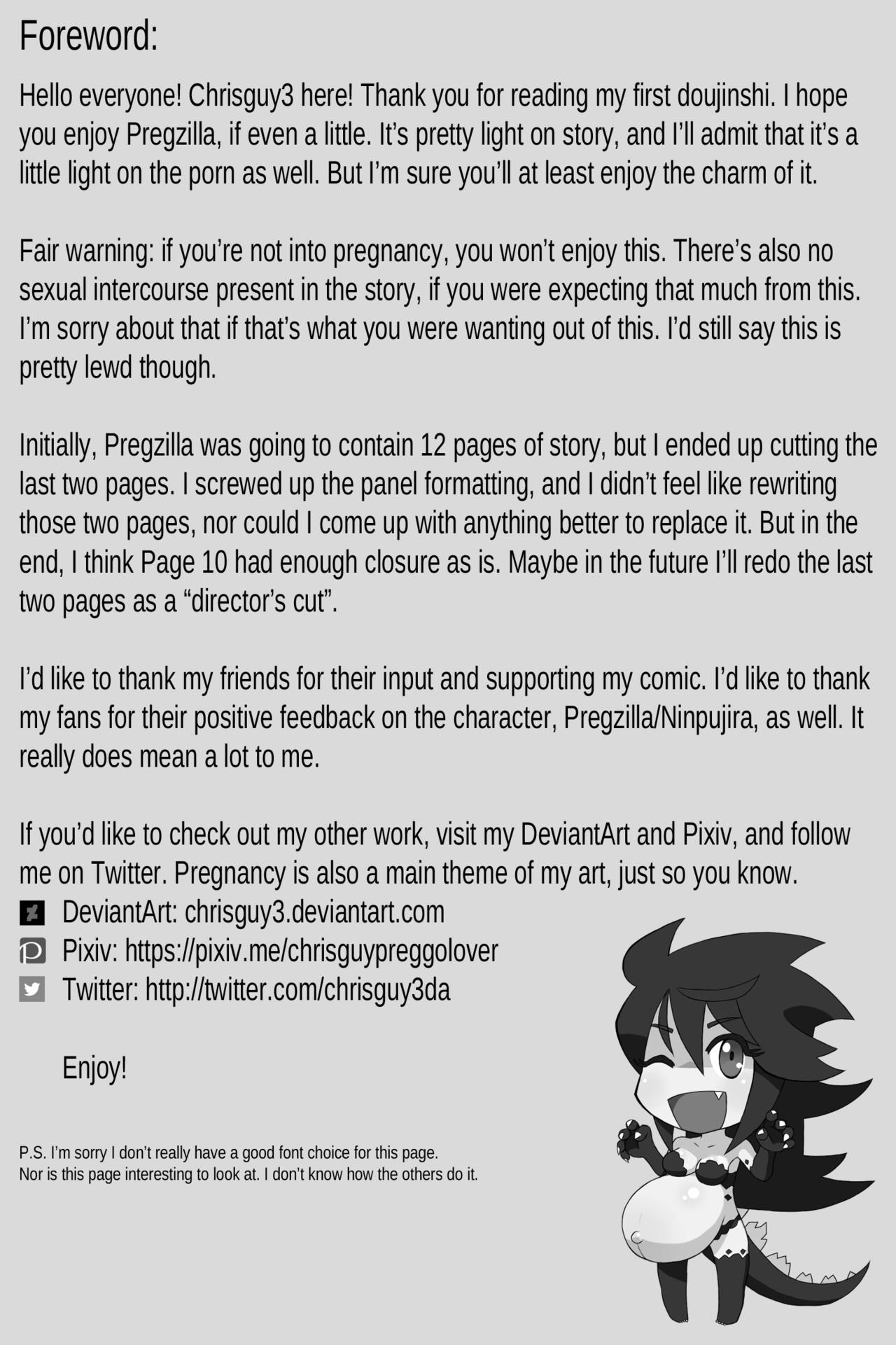 Pregzilla page 2 full