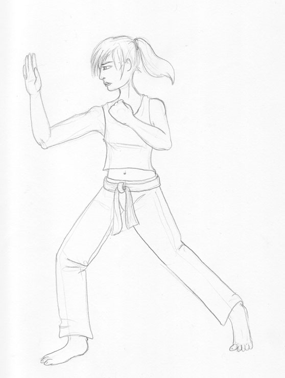 Martial Arts Gargoyle page 1 full