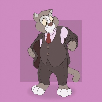 Too hot for his suit cover