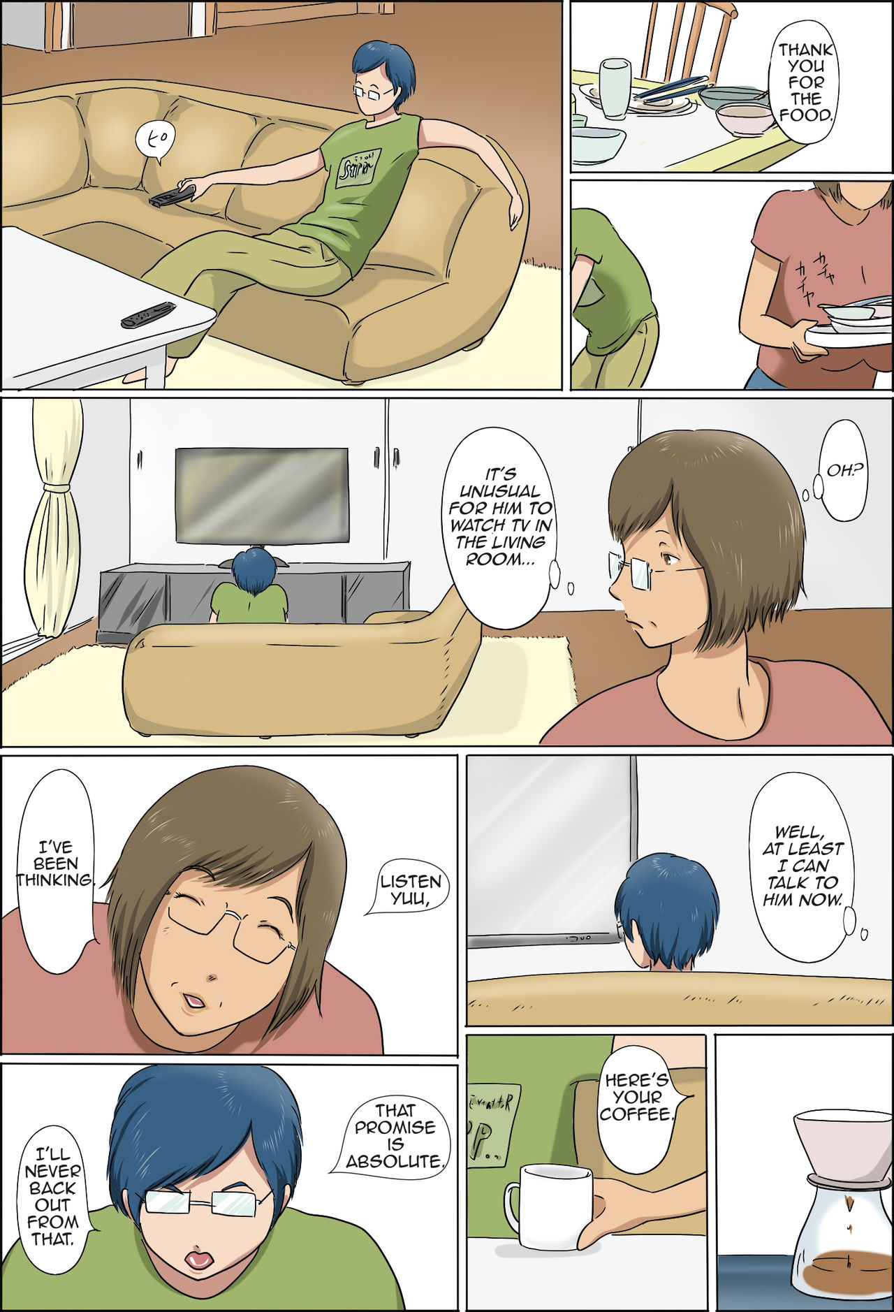 Haha to Musuko no Kazoku Seikatsu | Family Life of Mother and Son page 10 full