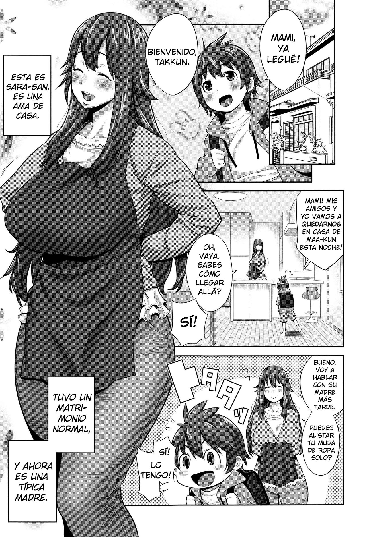 Sono Haha, Chijo ni Tsuki | Esta Madre es una Pervertida page 1 full