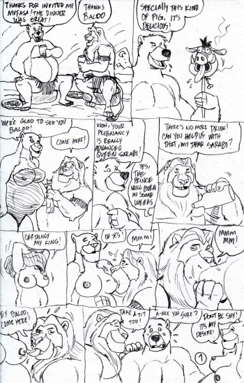 Baloo Mufasa &amp; Sarabi - By Wolfwood1 cover