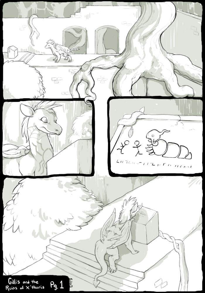 Galis and the Ruins of X'Thoria page 1 full