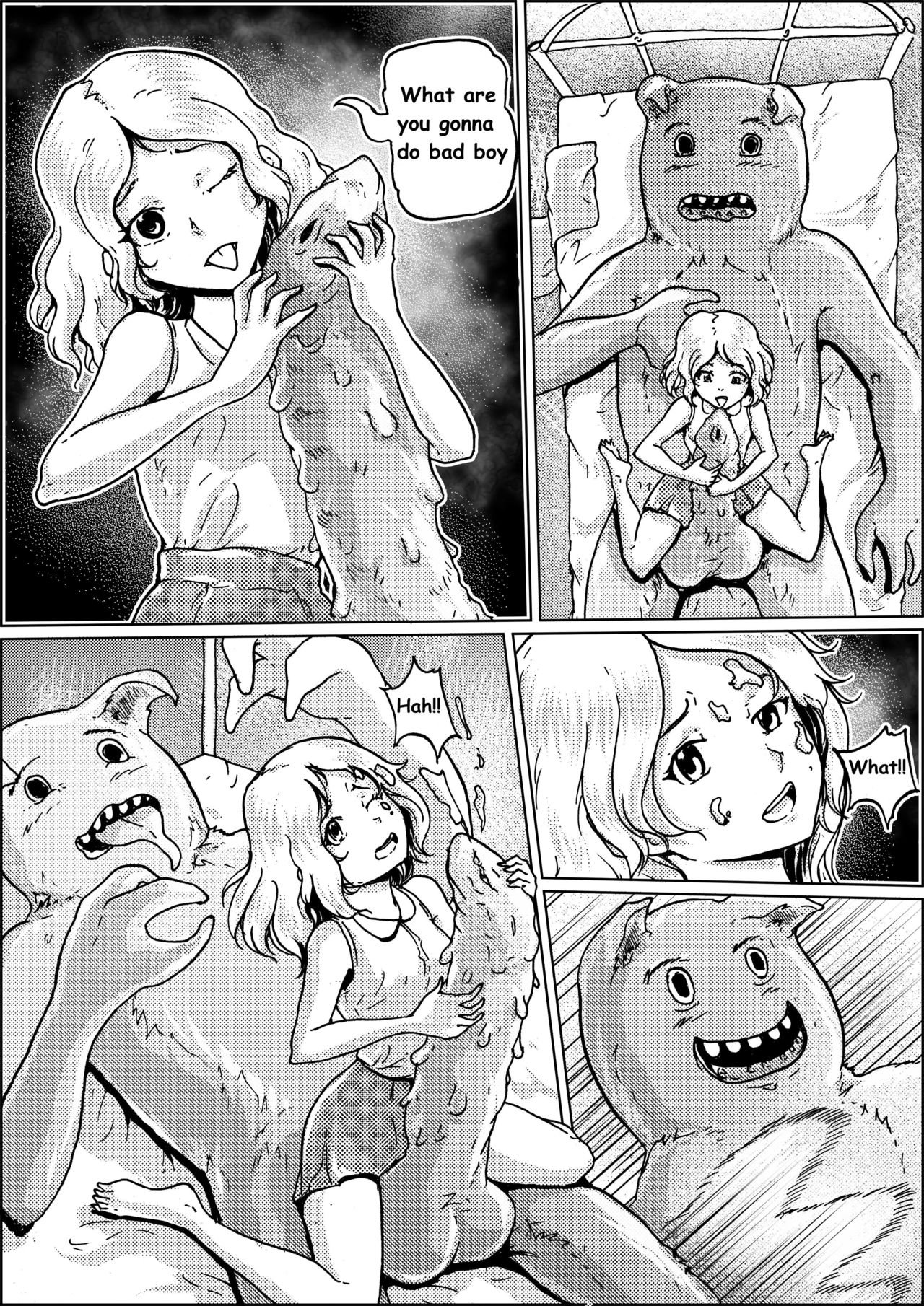 Tristin VS Bruno the monster page 2 full