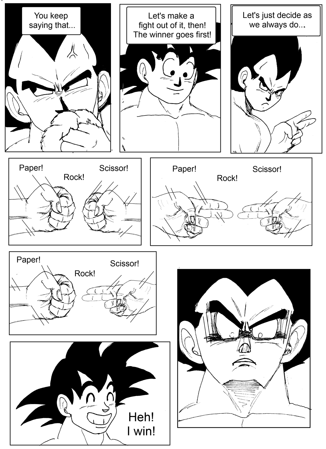 Vegeta and Goku's First Time page 3 full